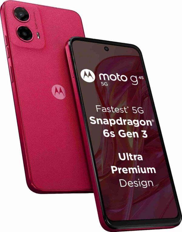 Motorola G45 5G (Viva Magenta, 8GB RAM, 128GB Storage) Motorola G45 5G (Viva Magenta, 8GB RAM, 128GB Storage)