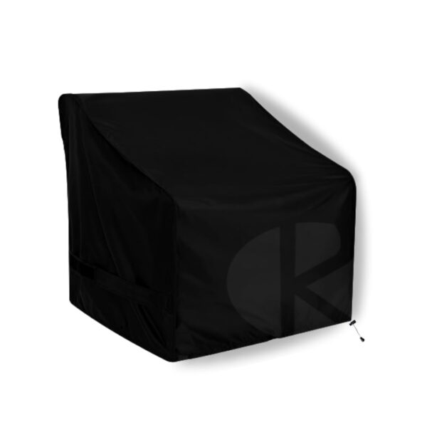 KHOOBREZ Indoor Outdoor Patio Furniture 1 seater recliner sofa Cover one seater Chair Dust Waterproof Garden Furniture Covers 32" x 37" x 36" 1SS3(Black)