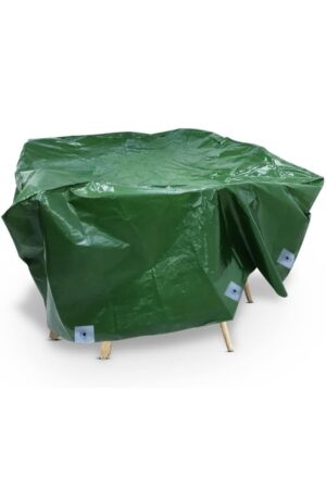 Furniture Waterproof Cover Sheet Patio Table and Chair Set Outdoor Garden Dustproof All Weather Protection - 144inch X 144inch X 80inch 350 GSM