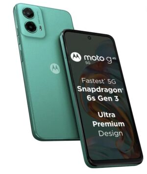 Motorola G45 5G (Brilliant Green, 8GB RAM, 128GB Storage) | 6.5" FHD+ Display | Snapdragon 6 Gen1 Processor | 50MP Camera | 16MP Front Camera | 5000mAh Battery | 33W Charging Motorola G45 5G (Brilliant Green, 8GB RAM, 128GB Storage) | 6.5" FHD+ Display | Snapdragon 6 Gen1 Processor | 50MP Camera | 16MP Front Camera | 5000mAh Battery | 33W Charging