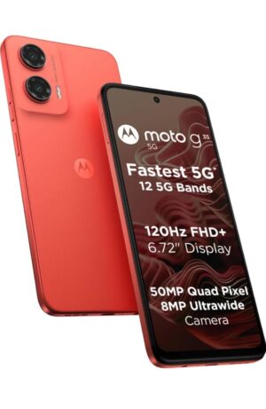 Motorola G35 5G (Guava Red, 4GB RAM, 128GB Storage) Motorola G35 5G (Guava Red, 4GB RAM, 128GB Storage)
