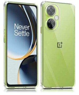 JGD PRODUCTS for OnePlus Nord CE 3 Lite 5G Premium Transparent Soft Silicon Back Cover [Transparent]
