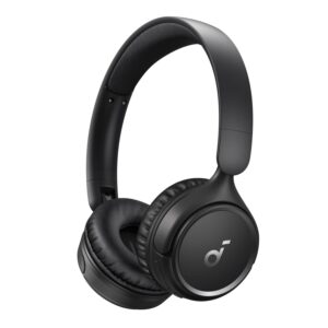 soundcore by Anker H30i Wireless On-Ear Headphones, Foldable Design, Pure Bass, 70H Playtime, Bluetooth 5.3, Lightweight and Comfortable, App Connectivity, Multipoint Connection (Black)