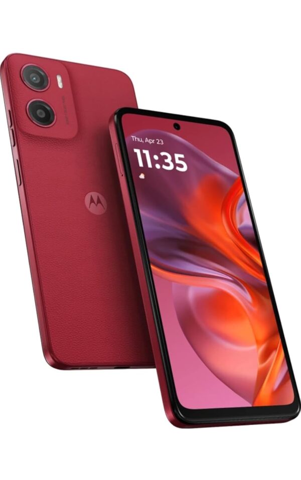 Motorola G05 4G (Plum Red, 4GB RAM, 64GB Storage)