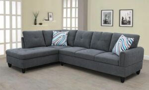 Homeify Charlisa 5 Seater L-Shaped Sectional Living Room Sofa Set (Left Hand Facing/Dark Grey) Homeify Charlisa 5 Seater L-Shaped Sectional Living Room Sofa Set (Left Hand Facing/Dark Grey)