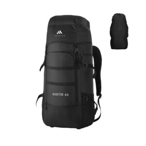 MOUNTILE QUESTER 60L Travel Backpack with Water Proof Rain Cover - Camping Hiking Rucksack Trekking Bag - MTL01 MOUNTILE QUESTER 60L Travel Backpack with Water Proof Rain Cover - Camping Hiking Rucksack Trekking Bag - MTL01