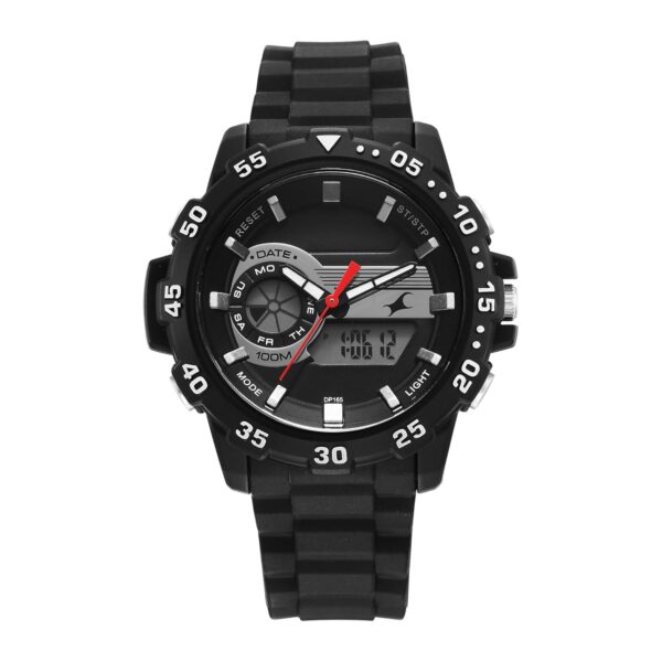 Fastrack Analog-Digital Black Dial Women's Casual Watch