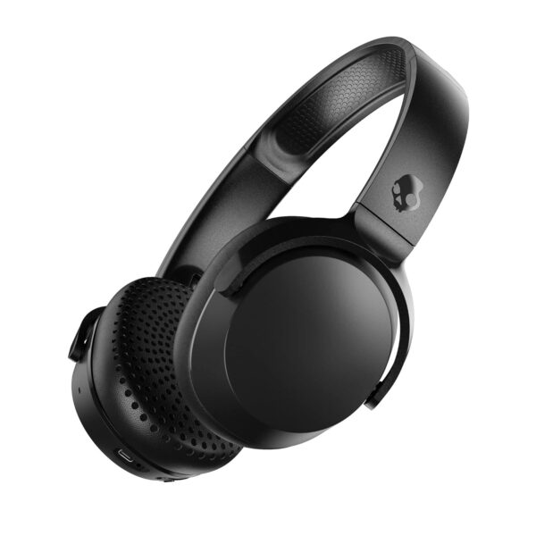 Skullcandy Riff 2 On-Ear Wireless Headphones, 34 Hr Battery, Microphone, Works with iPhone Android and Bluetooth Devices - Black Skullcandy Riff 2 On-Ear Wireless Headphones, 34 Hr Battery, Microphone, Works with iPhone Android and Bluetooth Devices - Black