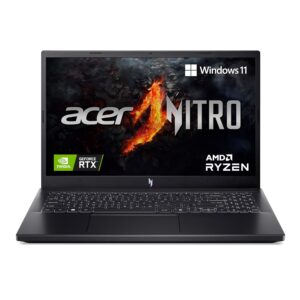 Acer Nitro V 15, AMD Ryzen 5 6600H Hexa-core Processor,NVIDIA GeForce RTX 4050-6GB GDDR6,16 GB, 512 GB, Full HD IPS, 15.6"/39.62 cm, 165 Hz, Win 11 Home,Obsidian Black, 2.1 kg, ANV15-41,Gaming Laptop Acer Nitro V 15, AMD Ryzen 5 6600H Hexa-core Processor,NVIDIA GeForce RTX 4050-6GB GDDR6,16 GB, 512 GB, Full HD IPS, 15.6"/39.62 cm, 165 Hz, Win 11 Home,Obsidian Black, 2.1 kg, ANV15-41,Gaming Laptop