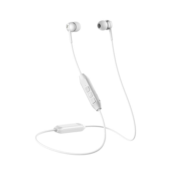 Sennheiser CX 150BT Bluetooth 5.0 In Ear Wireless Headphones- 10-Hour Battery Life, USB-C Fast Charging, Two Device Connectivity - White (CX 150BT White)