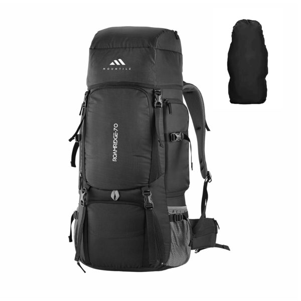 MOUNTILE ROAMRIDGE 70L Travel Backpack with Water Proof Rain Cover - Camping Hiking Rucksack Trekking Bag - MTX02-PARENT