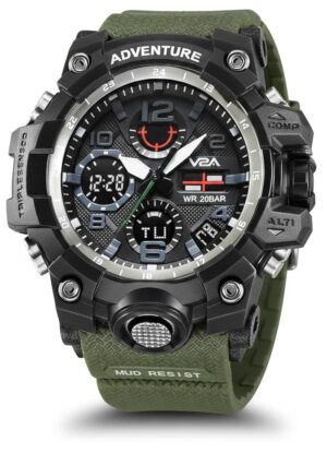 V2A Military Green ChronographBuy Online at Best Price