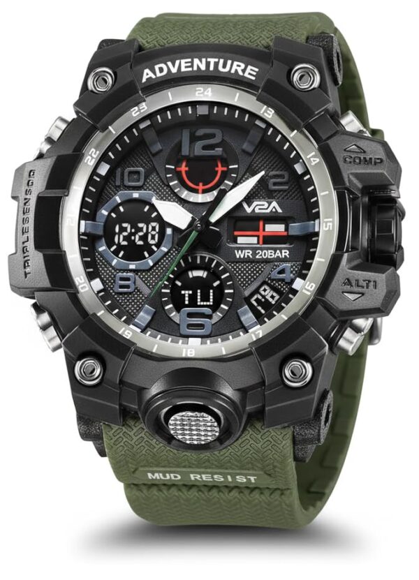 V2A Military Green ChronographBuy Online at Best Price