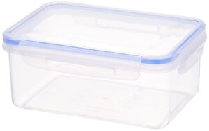 Aristo Lock & Fresh 211 Plastic Storage Container For Storing grains, pulses, rice, wheat etc - 1100 ML, Transparent Clear (19 x 13 x 8cm) Aristo Lock & Fresh 211 Plastic Storage Container For Storing grains, pulses, rice, wheat etc - 1100 ML, Transparent Clear (19 x 13 x 8cm)
