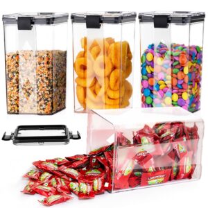 GOLWYN Air Tight Containers For Kitchen Storage Set, Container For Kitchen Storage Set, Kitchen Organizer And Kitchen Accessories Items & Storage (1100 ML Set Of 4)(Plastic),Transparent GOLWYN Air Tight Containers For Kitchen Storage Set, Container For Kitchen Storage Set, Kitchen Organizer And Kitchen Accessories Items & Storage (1100 ML Set Of 4)(Plastic),Transparent