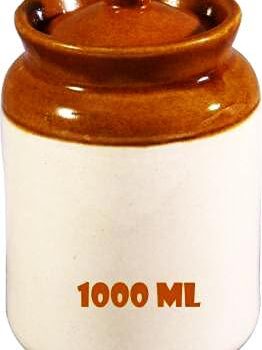 Handmade Ceramic Pickle Jar with Lid | Achar Container |Best Amazon Deals Handmade Ceramic Pickle Jar with Lid | Achar Container |Best Amazon Deals