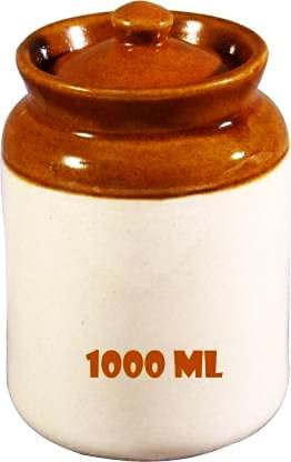 Handmade Ceramic Pickle Jar with Lid | Achar Container |Best Amazon Deals