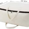 TAKIVA Cotton Canvas Foldable Bed Storage Organizer PackBest Amazon Deals