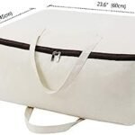 TAKIVA Cotton Canvas Foldable Bed Storage Organizer PackBest Amazon Deals