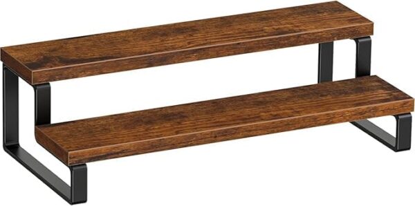 2-Step Wooden and Iron Spice Rack Organizer MultipurposeBest Amazon Deals