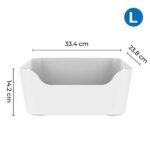 KOLORR Jolly Plastic Large Basket with Handle for StorageBest Amazon Deals