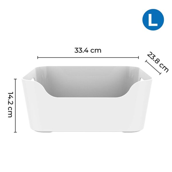 KOLORR Jolly Plastic Large Basket with Handle for StorageBest Amazon Deals