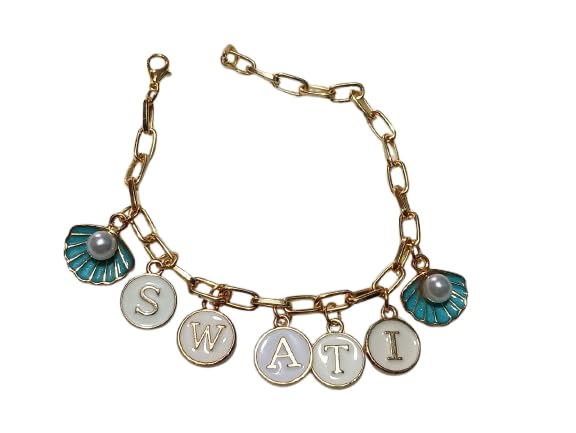 Personalized Charm Name Bracelet | Gold Plated MetalBest Amazon Deals Personalized Charm Name Bracelet | Gold Plated MetalBest Amazon Deals