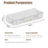 No Drill Adhesive Bathroom Shelf Transparent Acrylic WallBest Amazon Deals
