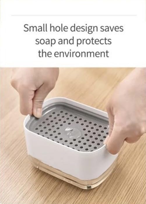 Oslen Plastic 2 in 1 Soap Dispenser for Kitchen withBest Amazon Deals