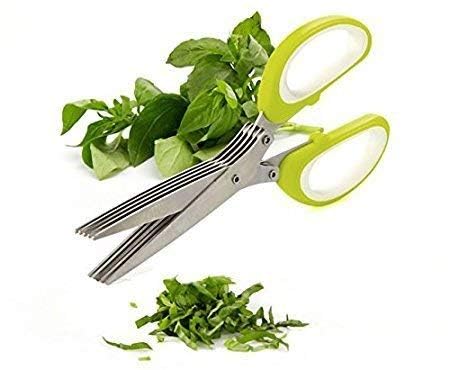 Stainless Steel Multi-Function 5 Blade Herbs VegetableBest Amazon Deals Stainless Steel Multi-Function 5 Blade Herbs VegetableBest Amazon Deals