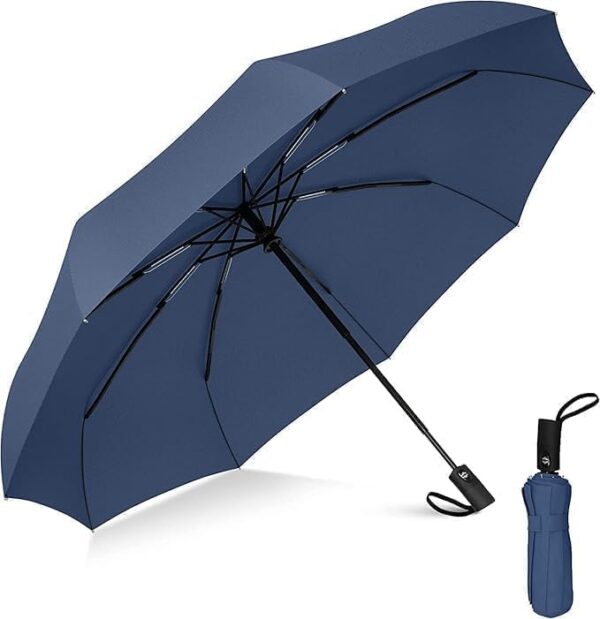 Kerok Portable Auto Travel Umbrella - Windproof for Rain,Best Amazon Deals