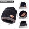Fitness Mantra Gym Winter Cap & Muffler for Men & Women| Beanie Cap| 1 Set|