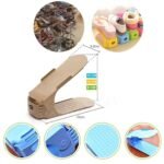 NYALKARAN Plastic Shoe Slots Organizer Space Saver DoubleBest Amazon Deals
