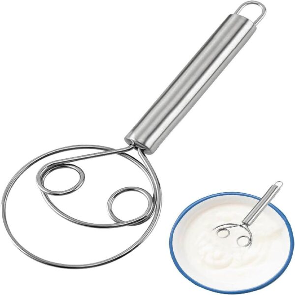 2 Pcs Multifunctional Stainless Steel Dough Mixer HandBest Amazon Deals