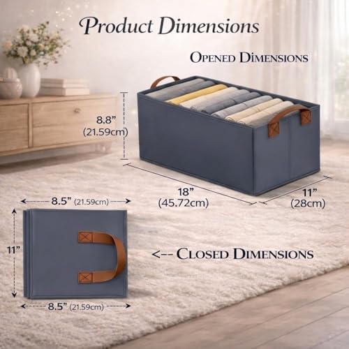 PulGos 4 Pcs Wardrobe Organizer for Storage |- & -Best Amazon Deals