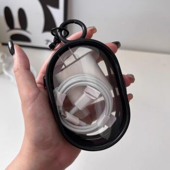 Rishik Travel Cable Organiser, Clear Compact Storage BagBest Amazon Deals Rishik Travel Cable Organiser, Clear Compact Storage BagBest Amazon Deals
