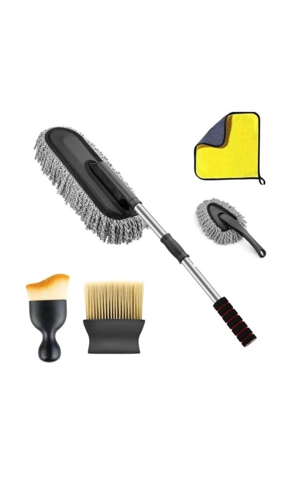 5 PCS Microfiber Car Duster Kit - Interior & Exterior CarBest Amazon Deals