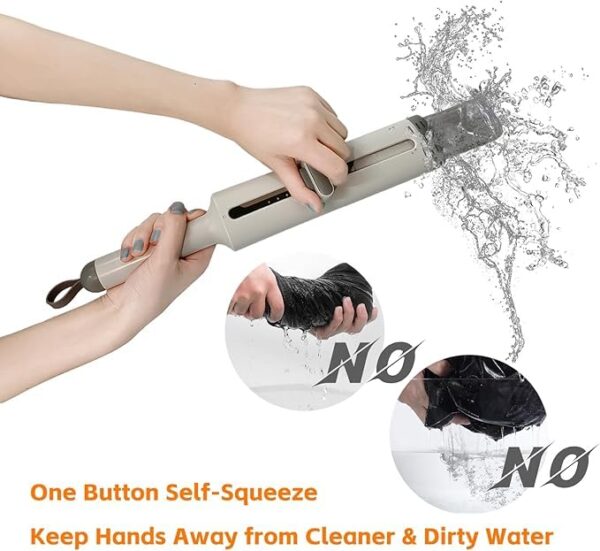 Portable Self-Squeeze Mini Mop, Short Rotatable HandBest Amazon Deals