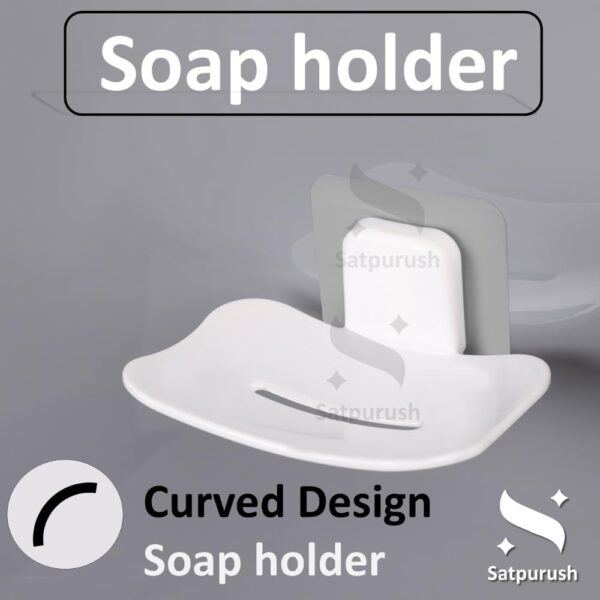Satpurush Self-Adhesive Soap Holder for Bathroom (Pack ofBest Amazon Deals