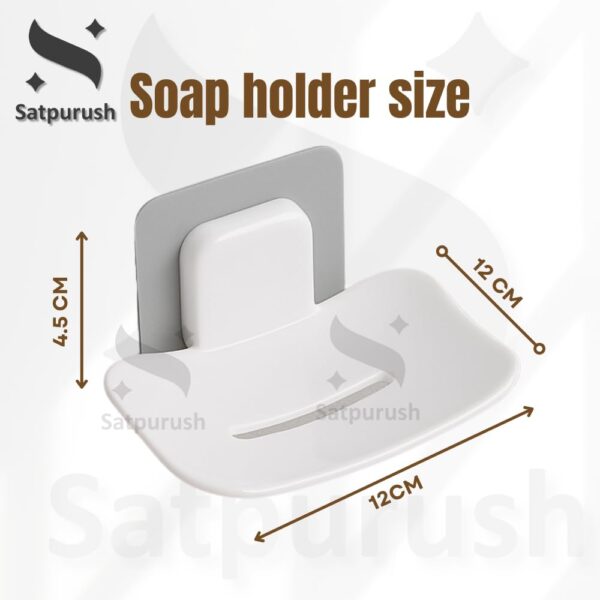 Satpurush Self-Adhesive Soap Holder for Bathroom (Pack ofBest Amazon Deals