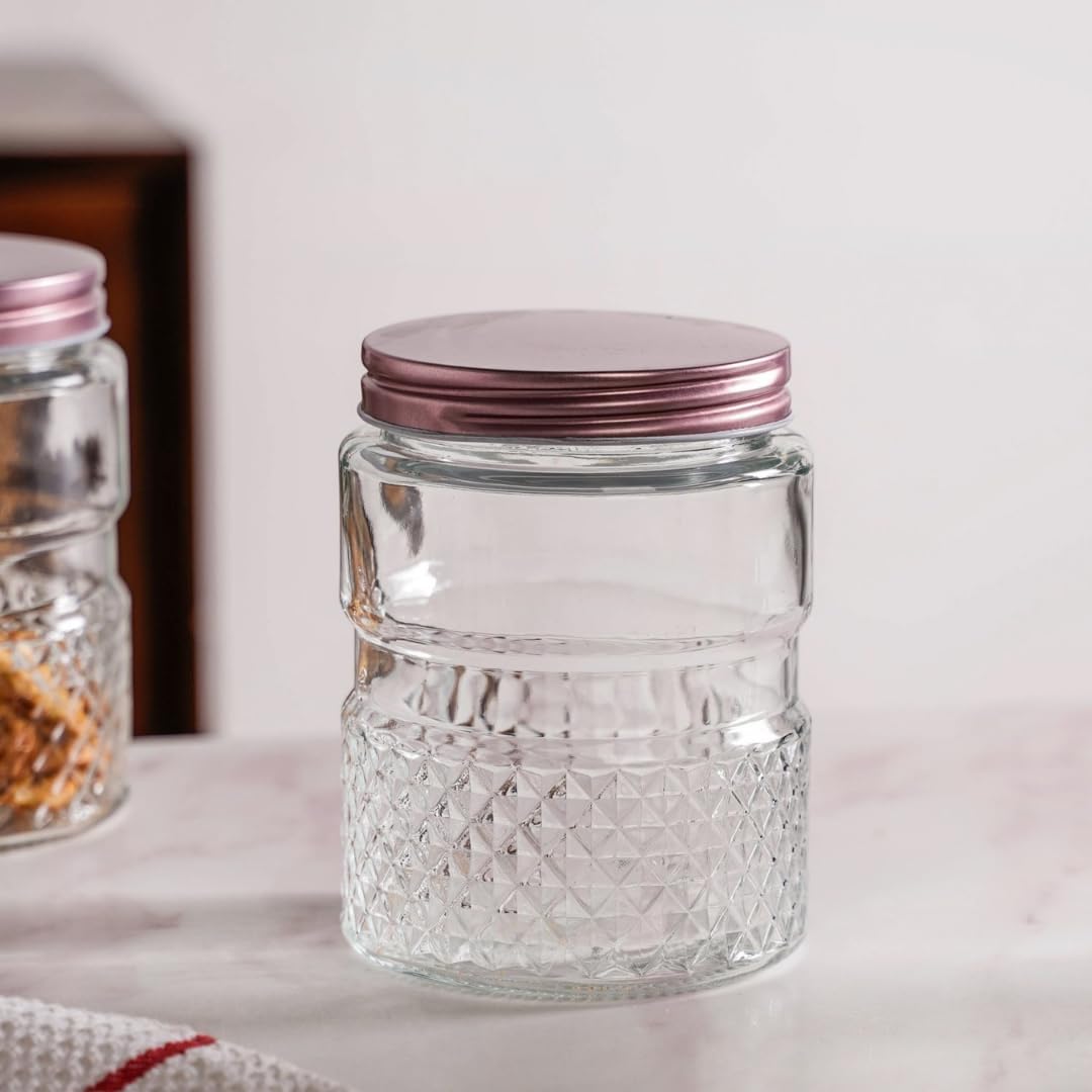 Nestasia Set of 4 Glass Jars & Containers (750ml Each),Best Amazon Deals