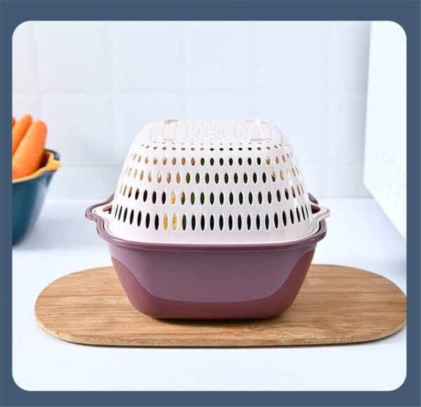 6 Pcs Drain Basket Set with Handles – Versatile KitchenBest Amazon Deals