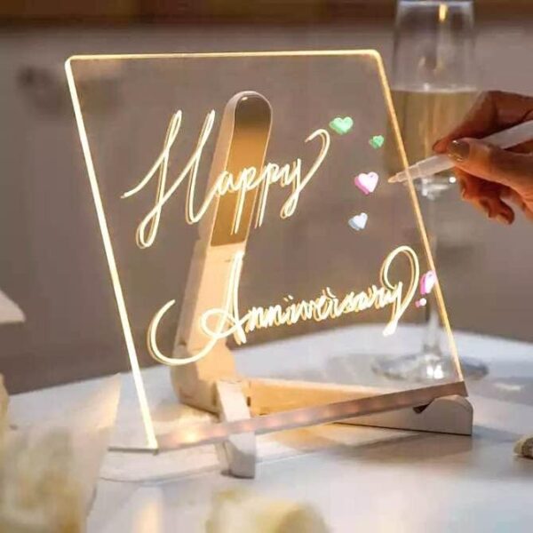 CPENSUS DIY 3D Acrylic Writing Pad With Pen Message BoardBest Amazon Deals