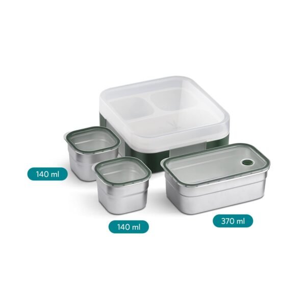 VAYA Tydbyt Lunch Box for Boys, 3 Stainless SteelBest Amazon Deals