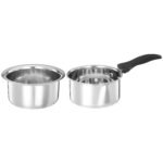 Amazon Brand - Solimo - 2 Pcs Stainless Steel CookwareBest Amazon Deals