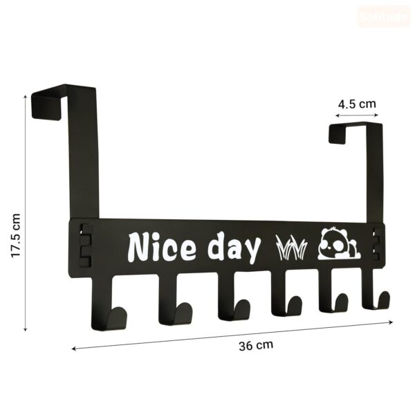 Solitude Heavy Duty Carbon Steel Over Door Hanger forBest Amazon Deals