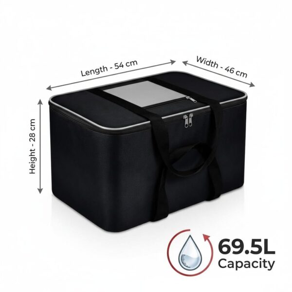 69.5L Under Bed Storage Bag, (54 x 46 x 28 cm), 140 GSMBest Amazon Deals