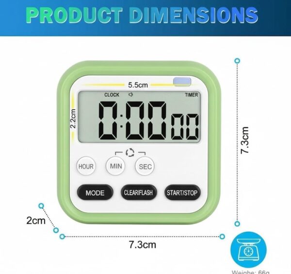 Stopwatch Timer for Study Kitchen Timer Large LCD ScreenBest Amazon Deals