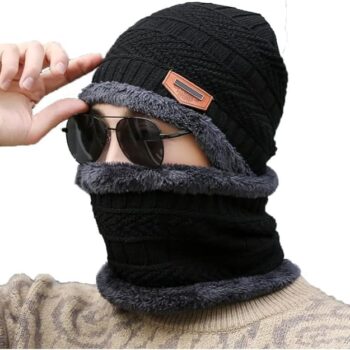Fitness Mantra Beanie Cap & Muffler for Men & Women|Best Amazon Deals