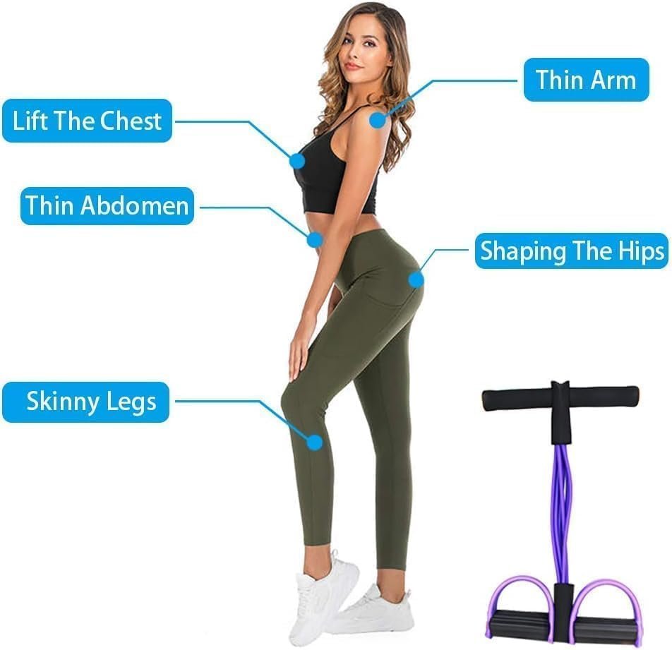 Portable 4-Tube Pull Reducer for Full Body Workout, PedalBest Amazon Deals